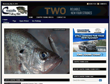 Tablet Screenshot of crappiefishingchat.com